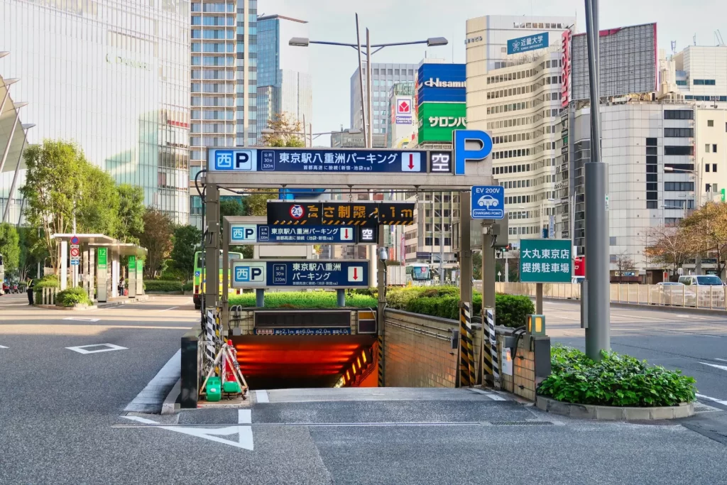 Japanese subway station in tokyo
