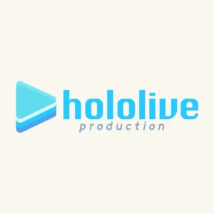 logo hololive background putih