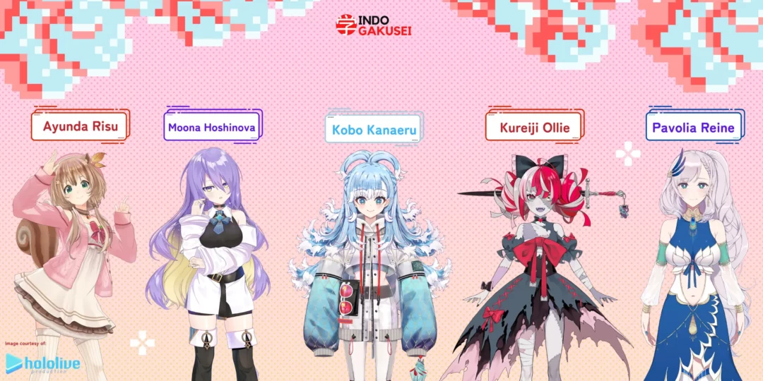 daftar vtuber terkenal dari hololive indonesia