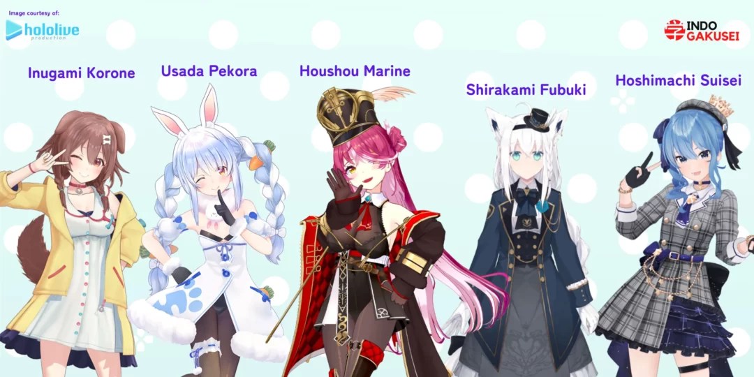 daftar vtuber jepang dari hololive