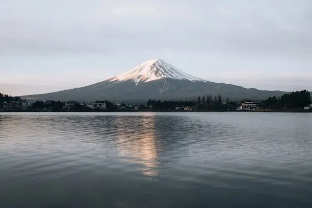 Pemandangan Gunung Fuji dari Danau Kawaguchiko